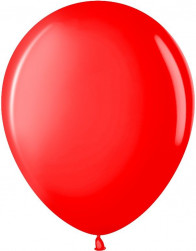 Шар (10''/25 см) Красный (230), пастель, 100 шт.