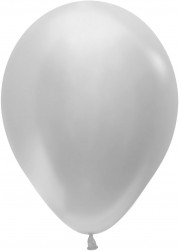 Шар (10''/25 см) Серебро (481), перламутр, 100 шт.