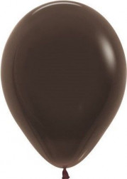 Шар (12''/30 см) Шоколадный (076), пастель, 12 шт.