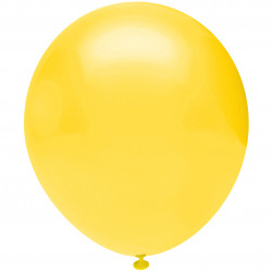 Шар (18''/46 см) Желтый (802), пастель, 25 шт.