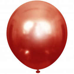Шар (18''/46 см) Красный (503), хром, 6 шт.