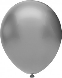 Шар (12''/30 см) Серебро (923), металлик, 50 шт.