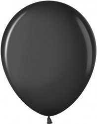 Шар (12''/30 см) Черный (899), металлик, 50 шт.