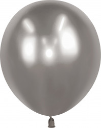 Шар (12''/30 см) Серебро (K2/801), хром, 50 шт.