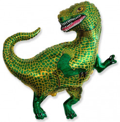 Шар (13''/33 см) Мини-фигура, Динозавр Тираннозавр, 1 шт.