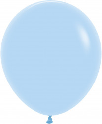 Шар (18''/46 см) Нежно-голубой (640), макарунс, 25 шт.