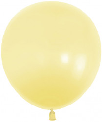 Шар (18''/46 см) Светло-желтый (H2/720), макарунс, 10 шт.