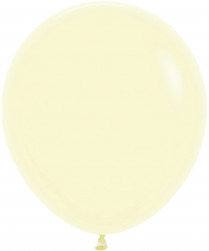 Шар (18''/46 см) Светло-желтый (620), макарунс, 25 шт.