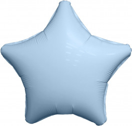 Шар (19''/48 см) Звезда, Синие сумерки, 1 шт.