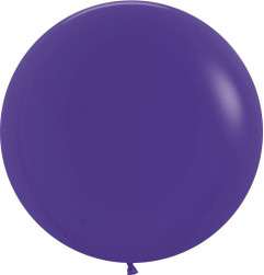 Шар (24''/61 см) Фиолетовый (051), пастель, 3 шт.