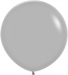 Шар (24''/61 см) Серый (081), пастель, 3 шт.