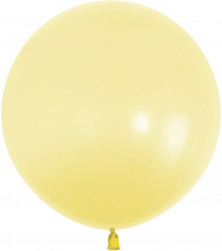 Шар (36''/91 см) Светло-желтый (H2/720), макарунс, 1 шт.