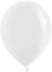 Шар (5''/13 см) Белый, пастель, 100 шт.