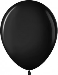 Шар (5''/13 см) Черный (299), пастель, 100 шт.