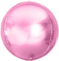 Шар 3D (20''/51 см) Сфера, Розовый, 1 шт.