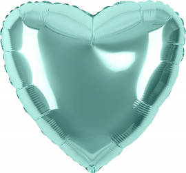 Шар (18''/46 см) Сердце, Тиффани, 1 шт.