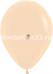 Шар (12''/30 см), Персик Малибу (660), макарунс, 50 шт.