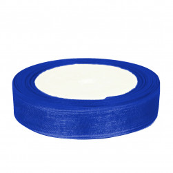 Лента органза (2,5 см*22,85 м) Королевский синий, 1 шт.