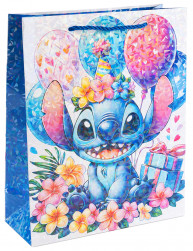 Пакет подарочный, 210гр, Любимый монстрик, Дизайн №4, Голография, 23*18*8 см, 1 шт.