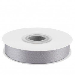 Лента атласная (1,2 см*22,85 м) Серебро, 1 шт.