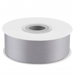 Лента атласная (2,5 см*22,85 м) Серебро, 1 шт.