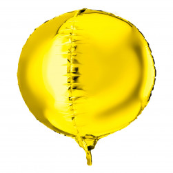 Шар 3D (25''/64 см) Сфера, Золото, 1 шт. в уп.