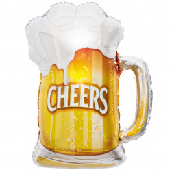 Шар (29''/74 см) Фигура, Пиво в кружке, 1 шт. в уп.
