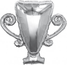Шар (36''/91 см) Фигура, Кубок Чемпиона, Серебро, 1 шт. в уп.