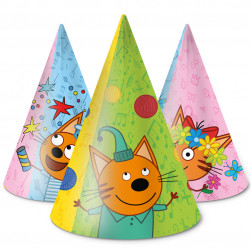 Колпаки, Три Кота, Играем вместе, Ассорти, 6 шт. в упак.