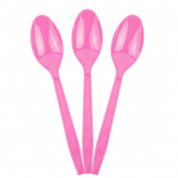 Ложки, Розовый, 15 см, 10 шт. в упак.