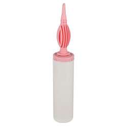 Насос ручной, с защитой от падения, двухходовой, 27 см, Белый/Розовый, 1 шт.