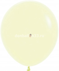 Шар (18''/46 см), Светло-желтый (620), макарунс, 25 шт.