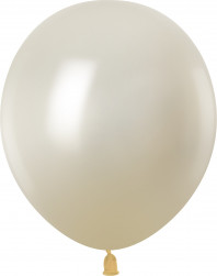 Шар (12''/30 см), Слоновая кость, металлик, 100 шт.