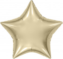 Шар (36''/91 см) Звезда, Шампань, 1 шт. в уп.