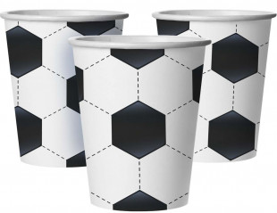 Стаканы (250 мл) Футбольный мяч, 6 шт.