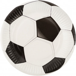 Тарелки (7''/18 см) Футбольный мяч, 6 шт.