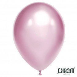Шар (12''/30 см) Сиреневый, хром, 50 шт.