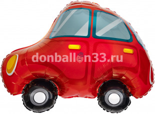 Шар (13''/33 см) Мини-фигура, Машинка, 5 шт. в уп.