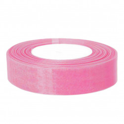 Лента органза (2,5 см*22,85 м) Нежно-розовый, 1 шт.