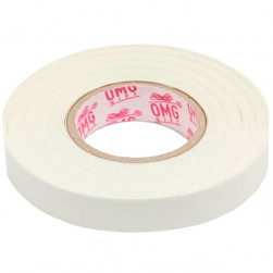 Скотч двухсторонний (15 мм*22,86 м) на бумажной основе, Прозрачный, 1 шт.