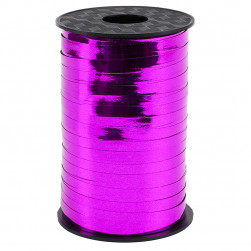 Лента полипропиленовая (0,5 см*250 м) Фуше, Металлик, 1 шт.