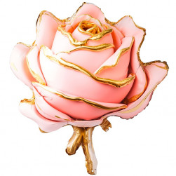 К ФИГУРА GLAM Роза объемная розовая