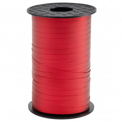 Лента полипропиленовая (0,5 см*250 м) Красный, Матовый металл, 1 шт.