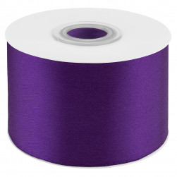 Лента атласная (5 см*22,85 м) Темно-фиолетовый, 1 шт.
