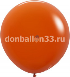 Шар (24''/61 см), Оранжевый закат (062), пастель, 3 шт.