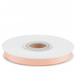 Лента атласная (0,7 см*22,85 м) Нежный персик, 1 шт.