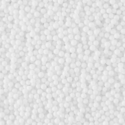 Шарики пенопласт, Белый, 2-4 мм, 10 гр.
