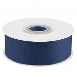 Лента атласная (2,5 см*22,85 м) Темно-синий, 1 шт.