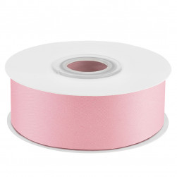 Лента атласная (2,5 см*22,85 м) Светло-розовый, 1 шт.
