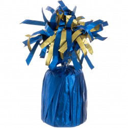 Грузик Конус, Синий/Золото, Сатин, 1 шт.